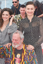 Joana Ribeiro, Olga Kurylenko, Terry Gilliam Joana Ribeiro, Olga Kurylenko, Terry Gilliam